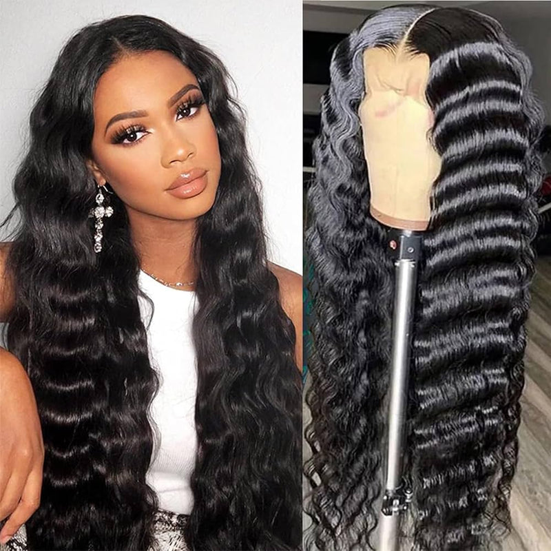 Virgin Brazilian HD Closure Wig (Straight, Body Wave, Kinky Straight, Loose Wave, Deep Wave)