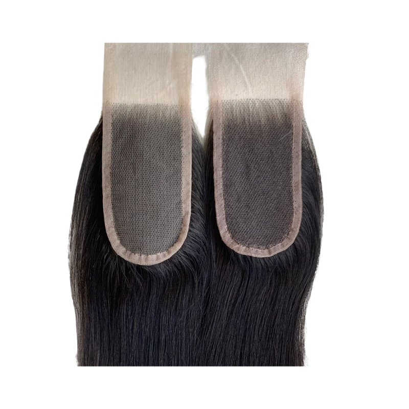 Raw Asian Straight Transparent Closure